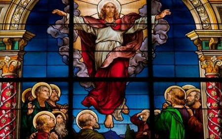 Ascension of Christ - christ, apostles, ascension, jesus