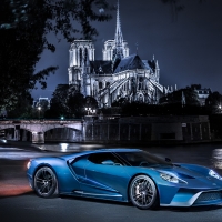 2017 Ford GT and a Beautiful Church at Night