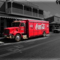 Retro Coca Cola Truck