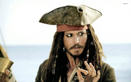 captain jack sparrow - captain, jack, pirate, sparrow, caribbean