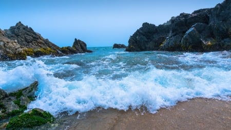 Chile Las Cruces - sand, chile las cruces, landscape, beaches, nature