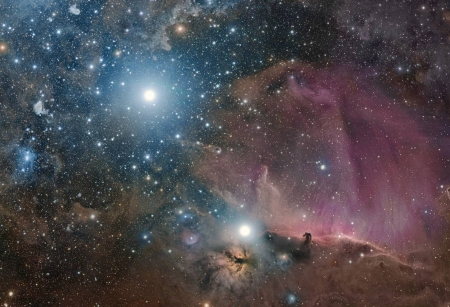 Orion Belt, Flame, and Horsehead - Flame, space, fun, Horsehead, galaxies, Orion Belt, stars, cool