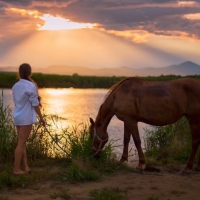 Sunset with friend