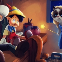 grumpy cat pinocchio