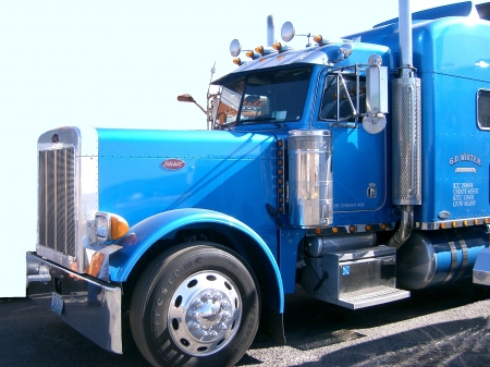 peterbilt - peterbilt, semi, rig, truck