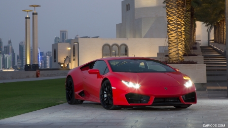 2017 Lamborghini Huracan LP 580-2 - Lamborghini, Car, Red, LP 580-2, Sports, Huracan