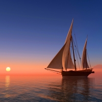 Sailboat at Sunrise