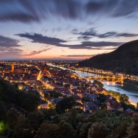 Heidelberg Germany at Twilight