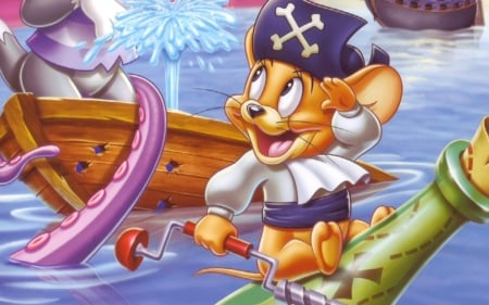 jerry - jerry, mouse, water, boat