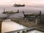 Spitfires Over London