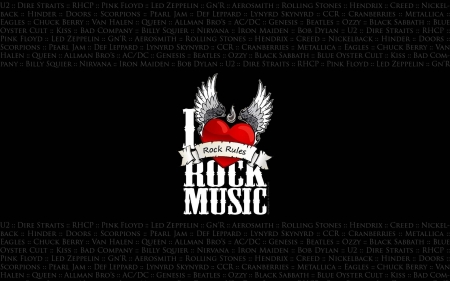 I Love Rock Music - entertainment, fun, cool, music, i love rock music