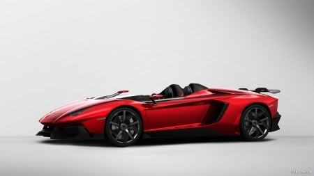 Lamborghini Aventador J (2012) - Lamborghini, Car, Red, Sports, Aventador