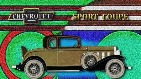 1932 Chevrolet Sport Coupe - chevrolet wallpaper antique cars, 1932 chevrolet, chevrolet desktop background, chevrolet cars