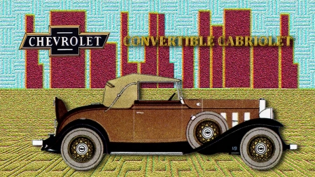 1932 Chevrolet Convertible Cabriolet - Chevrolet Desktop Background, Chevrolet Cars, Chevrolet Wallpaper Antique Cars, 1932 Chevrolet