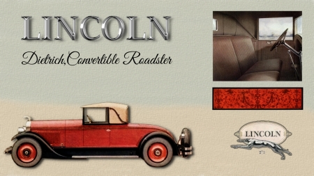 1927 Lincoln Dietrich Convertible Roadster - Lincoln wallpaper, 1927 Lincoln, Lincoln Cars, Lincoln Automobiles, Lincoln Desktop background, Ford Motor Company