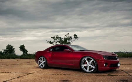 Chevrolet - chevrolet, ride, car, red