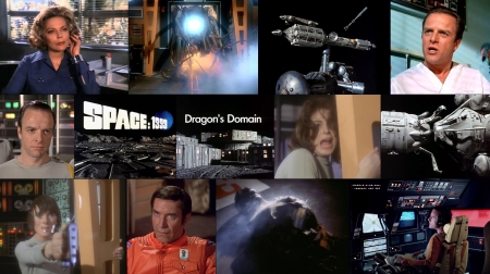 Space:1999 - Dragon's Domain - Tony Cellini, Barbara Bain, Martin Landau, Dragons Domain, Monster, Space 1999