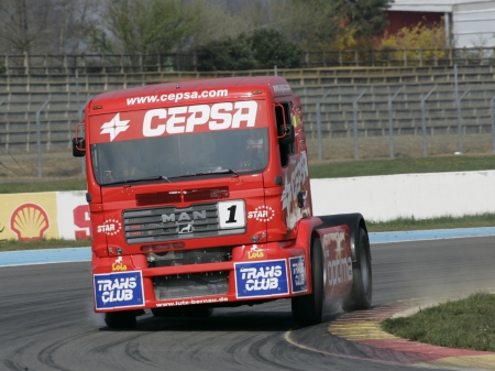 man tg truck racing - truck, racing, grass, track, man