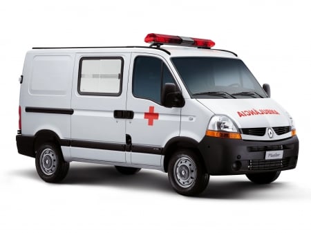 renault master ambulance - ambulance, master, van, renault