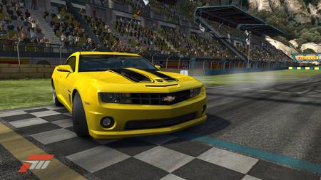 forza 3 bumblebee drift - chevorlet, forza, camaro, bumblebee, autobot, chevy, car, drift, forza 3