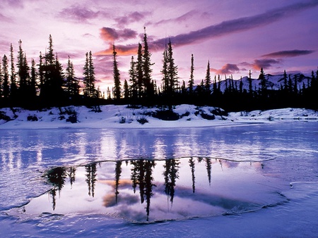 frozen lake