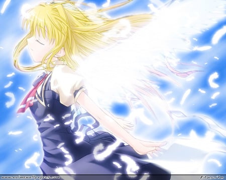 air - animewallpaper, animegirl, fairy, anime, angel