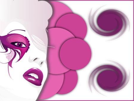 Face - face, purple, abstract, pink