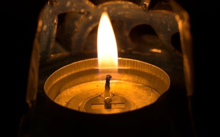 Candle - photography, abstract