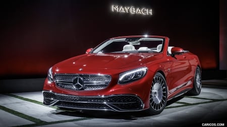 2017 Mercedes-Maybach S 650 Cabriolet - luxury, cabriolet, car, red, maybach, mercedes, s 650