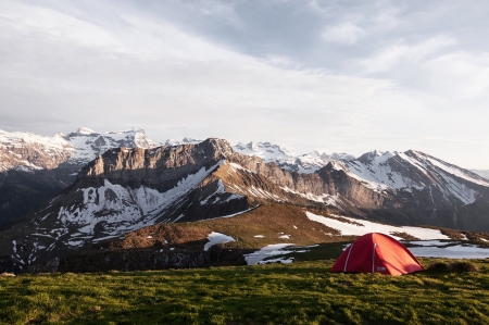 Camping - tent, nature, camping, adventure, mountains