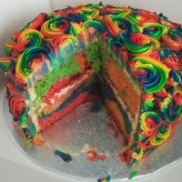 rainbow cake