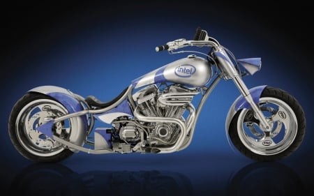 intel chopper - bike, motorcycle, chopper, intel