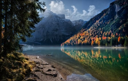 Beautiful Lake - lake, reflection, nature, mountain