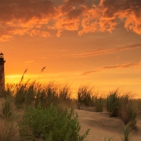 Cape Hatteras Lighthouse,Outer Banks North Carolina