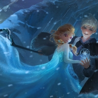 Elsa and Jack Frost