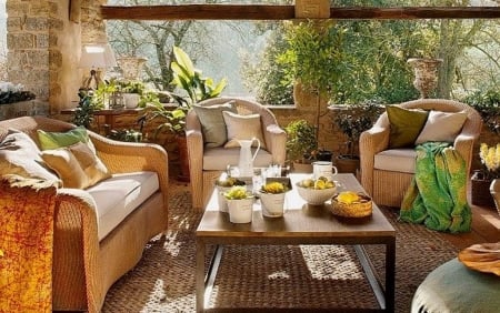 Terrace - house, terrace, furniture, interior, home