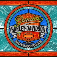 Genuine Harley Davidson glass