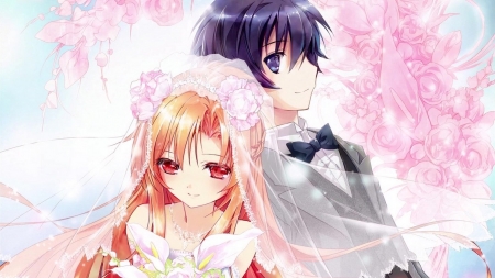 Kirito And Asuna's Wedding - love, sao, airito, marriage