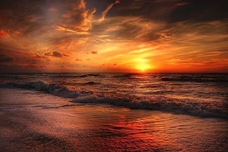 •ღ✿ღ• - sunset, nature, beach, view