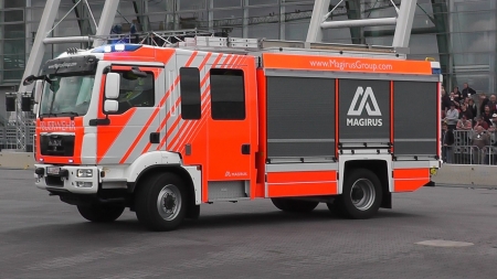 Magirus HLF Firetruck - truck, hlf, magirus, fire, emergency