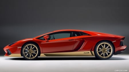 2016 Lamborghini Aventador Miura Homage Special Edition - sports, special, lamborghini, homage, edition, car, red, miura, aventador