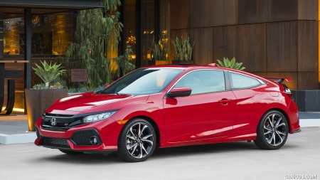 2017 Honda Civic Si Coupe - Car, Civic, Red, Sports, Si, Coupe, Honda