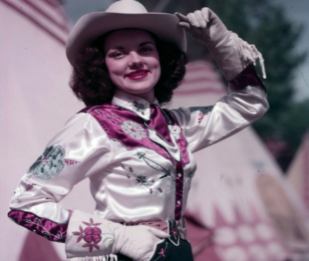 Retro Cowgirl - Woman, Female, People, Beautiful, Pretty, Retro, Cowgirls, Hat, Models