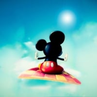 Mickey on the magic carpet