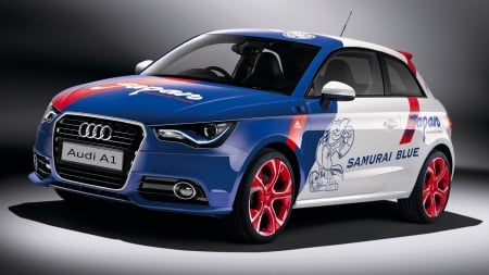 2011 Audi A1 Samurai Blue - sports, racing, a1, car, blue, audi, samaurai