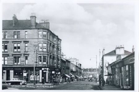 Stonelaw Road - Rutherglen - Scotland (1957) - glasgow, rutherglen, south lanarkshire, scotland