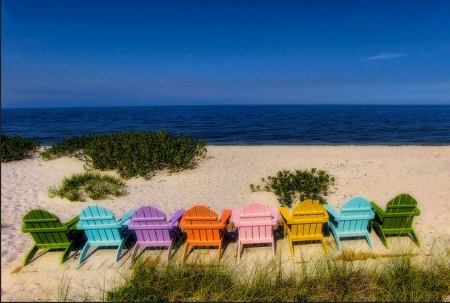 Ah! Summer! - color, ocean, beach, nautre