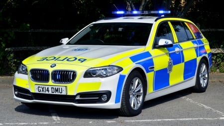 2013 BMW 5 Series Touring - Police Car - Car, BMW, Police, Emergency, Touring, Series