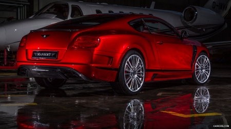 2013 Mansory Sanguis based on Bentley Continental GT - Tuning, Car, Red, Plane, Mansory, Tuned, Bentley, Continental, Sanguis, Luxury