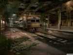 Abandoned train station